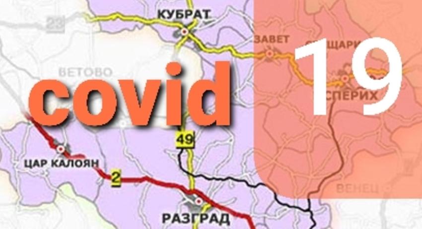  Нови 15 случая на COVID-19 в област  Разград