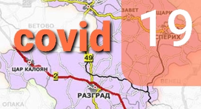 Нови 31 случая на COVID-19 в област  Разград