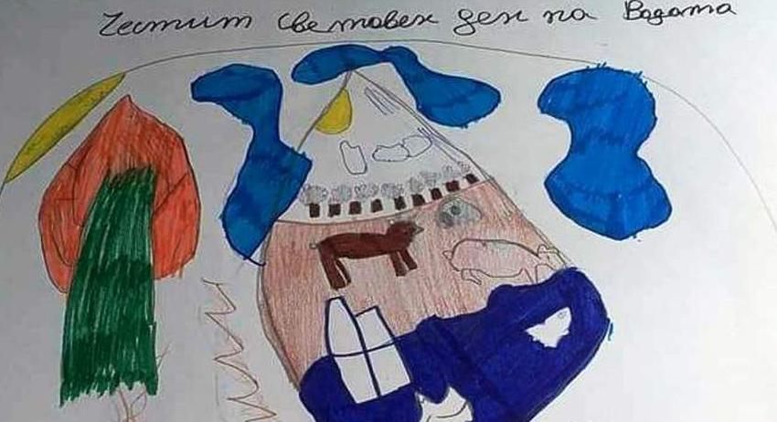 Петокласници рисуваха за Световния ден на водата 