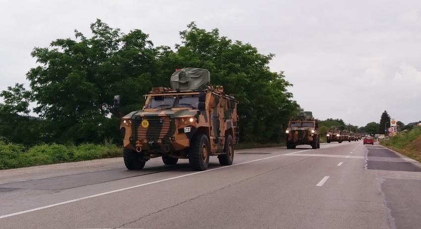 Военна техника край село Осенец 