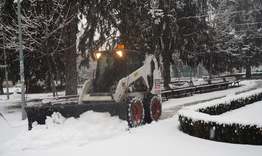 Снегопочистване в Разград
