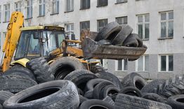Община Разград организира почистване на нерегламентирано изхвърлените гуми