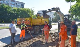 Започнаха ремонти на тротоари в 5 населени места в община Разград
