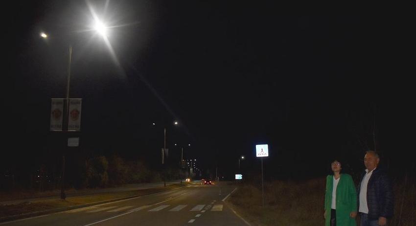 Възстановено е осветлението на изхода на Разград в посока Русе 