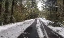 Все още няколко населени места са без ток и вода в област Разград