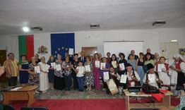 Читалищата, представили Лудогорието на Националния събор в Копривщица, получиха грамоти от областния управител