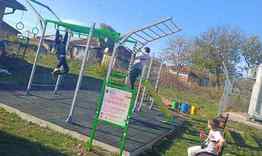 С нова спортна площадка в с. Радинград,