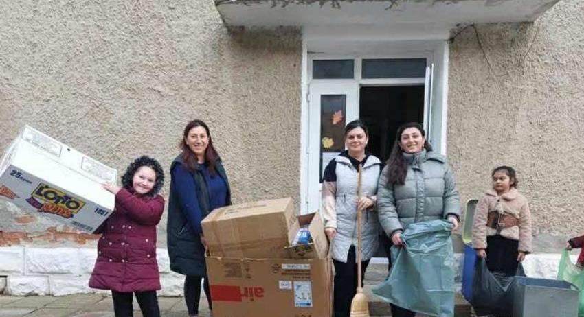 Децата  от  заветското село Сушево извършиха почистване преди Коледа