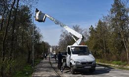 Започна изграждане на улично осветление на изхода към Исперих